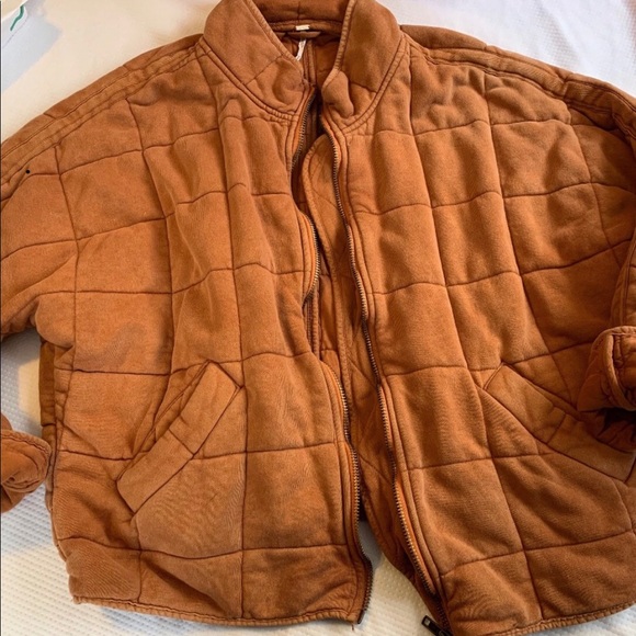 Free People Dolman Jacket Terracotta - Picture 3 of 10
